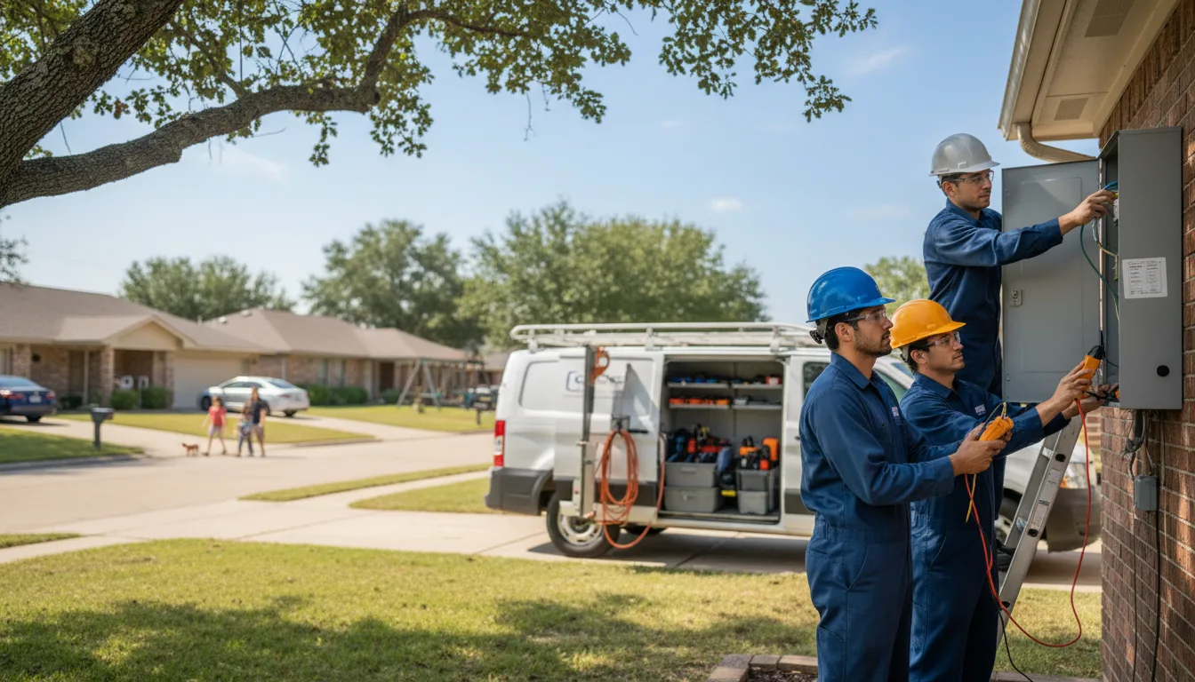 Certified electrician providing emergency electrical services in Falcon, NC